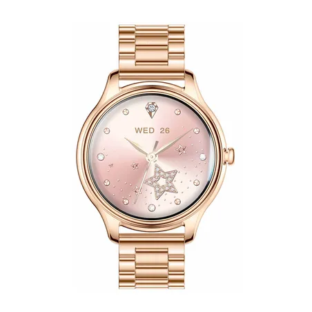 COLMI L28 Smart Watch (Gold + gold steel strap)